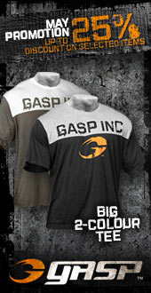GASP Big 2 Colour Tee GASP Big 2 Colour Tee