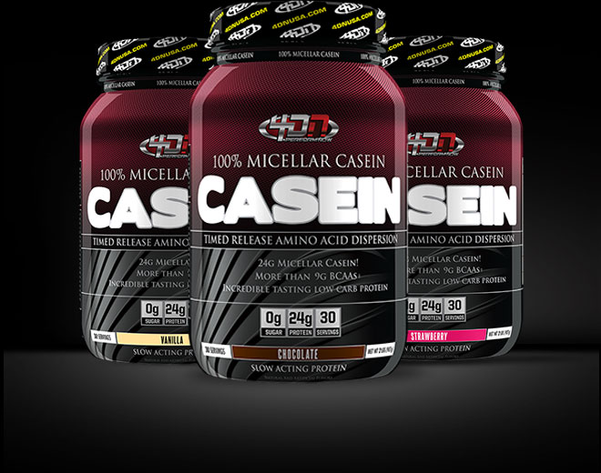 100% Micellar Casein.