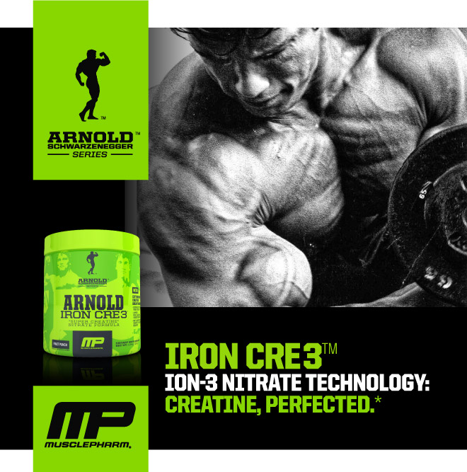Iron CRE3 Ion-3 Nitrate Technology: Creatine, Perfected.*