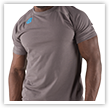 Ignite Tee Front Charcoal
