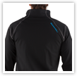 Torque Track Jacket Back Black