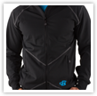 Torque Track Jacket Front Black