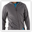 Torque Track Jacket Front Charcoal