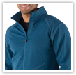 Torque Track Jacket Front Moroccan Blue