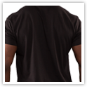 B Swoosh Tee Back Black