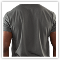 B Swoosh Tee Back Heavy Metal
