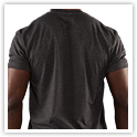 Giant B Tee Back Charcoal