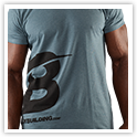 Giant B Tee Front Indigo