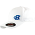 FlexFit B Swoosh Hat White Front
