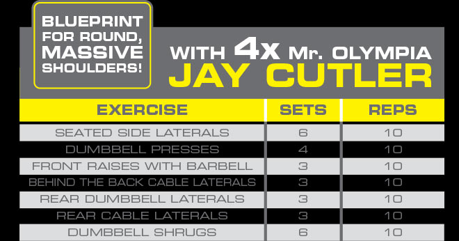 Blueprint for round, massive shoulders!