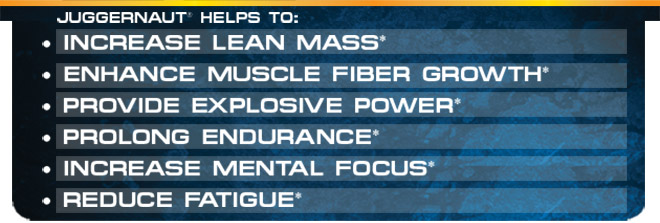 Increase Lean Mass*, Enhance Muscle Fiber Growth*, Provide Explosive Power*, Prolong Endurance*, Increase Mental Focus*, Reduce Fatigue*