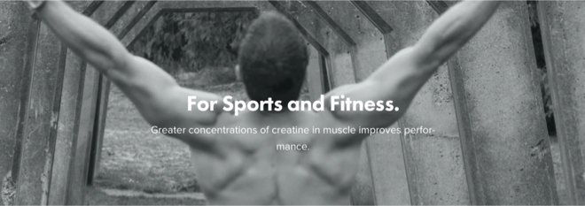 For Sports and Fitness. Greater concentrations of creatine in muscle improves performance.