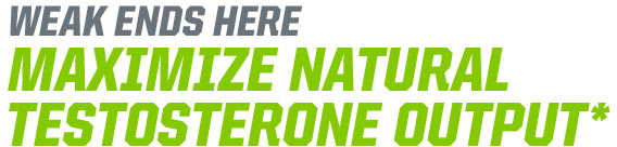 Weak Ends Here - Optimize Natural Testosterone Output*