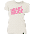 Women's Beast Mode Tee Oatmeal Front Women's Beast Mode Tee Oatmeal Front
