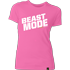 Women's Beast Mode Tee Pink Front Women's Beast Mode Tee Pink Front