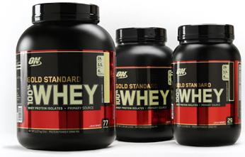 Optimum Nutrition Gold Standard 100% Whey.