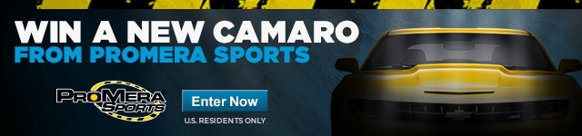 WIN A NEW CAMARO FROM PROMERA SPORTS. Enter Now. US Residents Only.