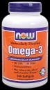 NOW Omega-3, 180 Enteric Coated Softgels