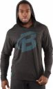 Bodybuilding.com Clothing Core Diagonal Long Sleeve Hoodie