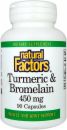Natural Factors Turmeric & Bromelain