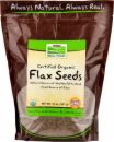 NOW Flax Seeds - Certified Organic