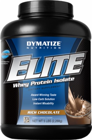 Elite Whey Protein Isolate Dymatize Ion-Exchange Whey 2 lbs Diet Products
