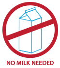No milk needed graphic