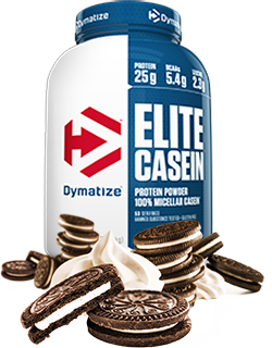 Dymatize Elite Casein Protein Powder 100% Micellar Casein.