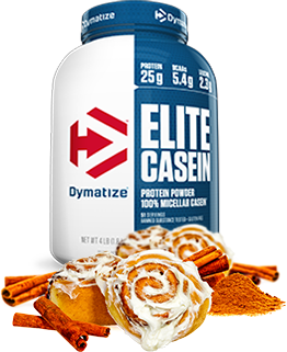 Dymatize Elite Casein Protein Powder 100% Micellar Casein.