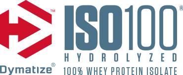 Dymatize ISO-100. Hydrolyzed. 100% Whey Protein Isolate.