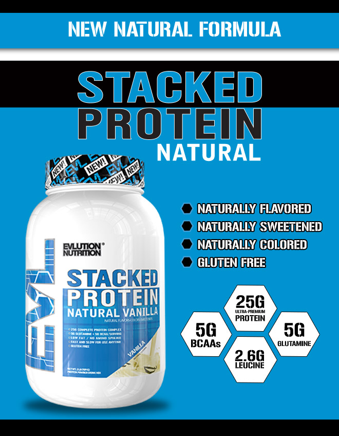 stacked protein