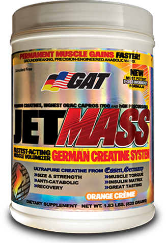 GAT, JetMASS, Fast-Acting Volumizing Creatine System, Tropical Ice, 25