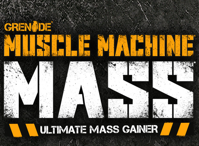 Grenade Muscle Machine Mass. Ultimate Mass Gainer.