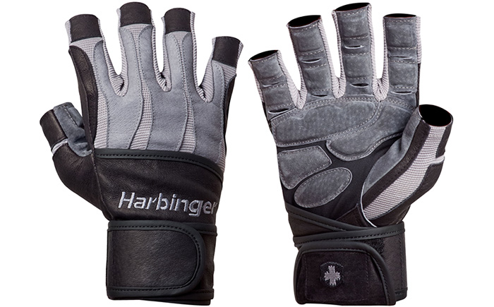 BioForm Gloves with Wrist Wraps by Harbinger at Bodybuilding.com ...