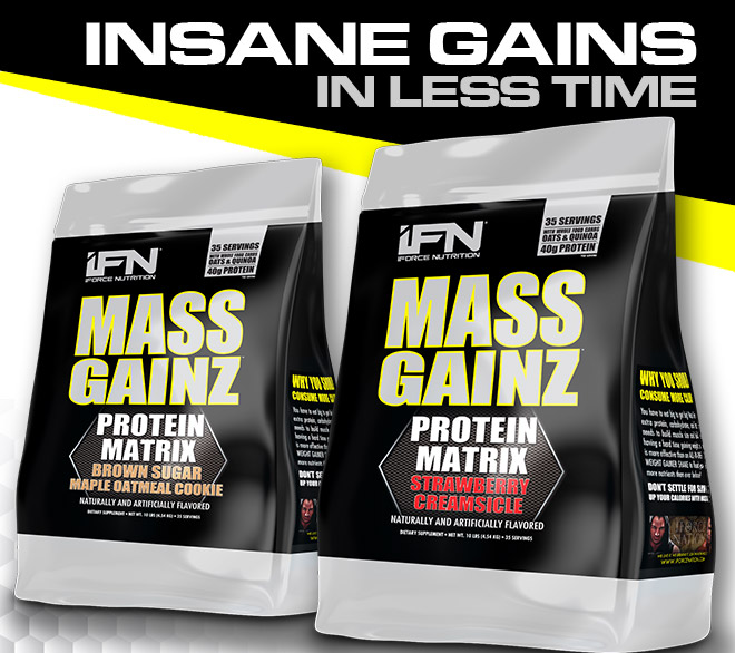 iForce Nutrition Insane Gains in Less Time