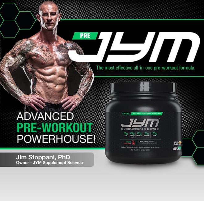 JYM Pre Jym. The Most Effective All-In-One Pre-Workout Formula