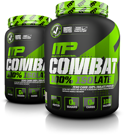 MusclePharm Combat 100% Isolate Tubs