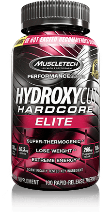 Hydroxycut Hardcore Elite Bottle