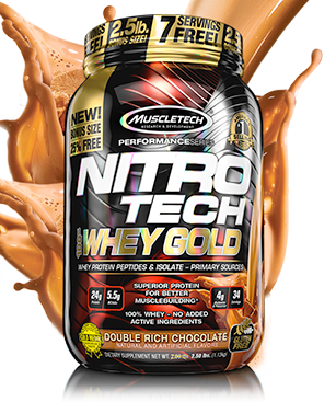MuscleTech Nitro-Tech 100% Whey Gold