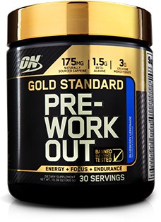 Optimum Nutrition Gold Standard Pre-Workout bottle