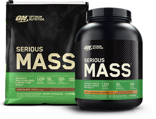 Optimum Nutrition Serious Mass Bag And Tub