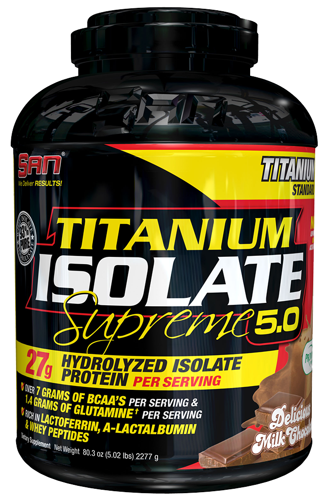 Titanium Isolate Supreme 5.0 by SAN Nutrition at Bodybuilding.com ...