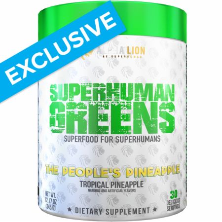 Image of Superhuman Greens Superfood The People's Pineapple 30 Servings - Greens Alpha Lion