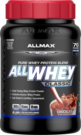 Image of AllWhey Classic Chocolate 2 Lbs. - Protein Powder Allmax Nutrition