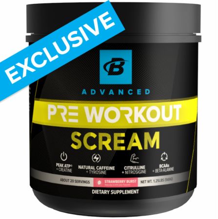Image of Scream Pre-Workout - NEW Strawberry Burst 20 Servings - Pre-Workout Bodybuilding.com Advanced