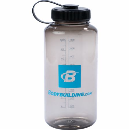 Image of Water Bottle Black 32 Oz. - Water Bottles Bodybuilding.com Accessories