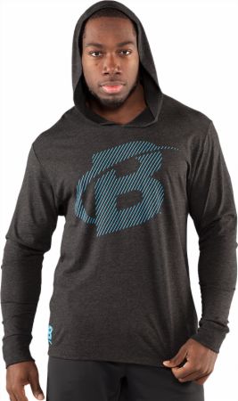 Diagonal Long Sleeve Hoodie