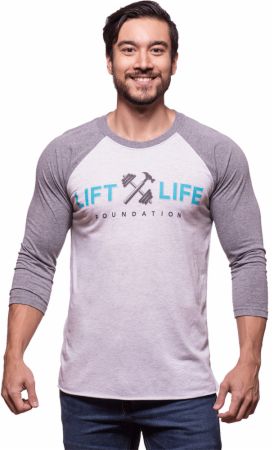 Lift Life 3/4 Sleeve Tri-Blend Raglan