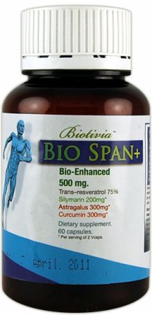 Biotivia Bio Span + Longevity Formula の BODYBUILDING.com 日本語・商品カタログへ移動する