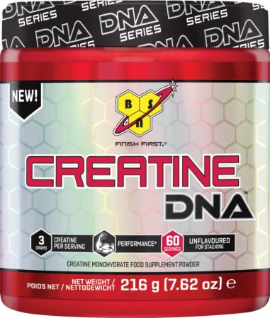 Handstand push-up performance supplements Creatine Supplements - BSN Creatine DNA Unflavoured 216 Grams red container
